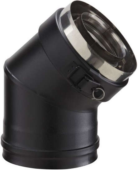 Image du produit COUDE A 45&deg; 80-130 PGI NOIR