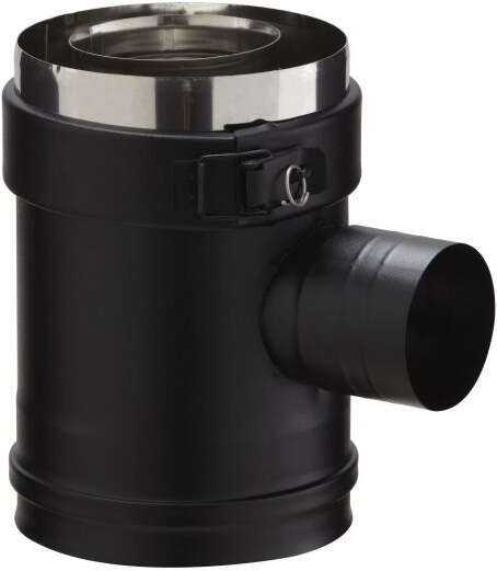 Image du produit ELEMENT DROIT PRISE AIR 90&deg; NOIR PGI 80/130