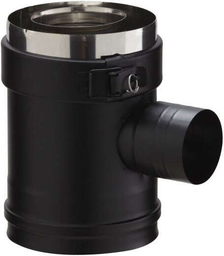 Image du produit ELEMENT DROIT PRISE AIR 90&deg; NOIR PGI 80/130