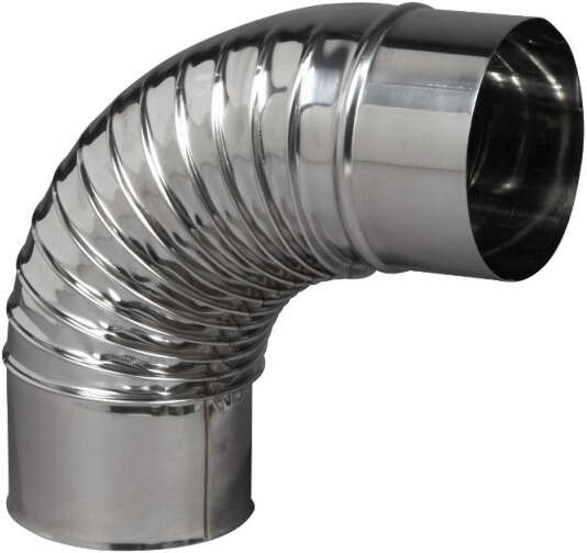 Image du produit COUDE 90&deg; PLISSE INOX SOI