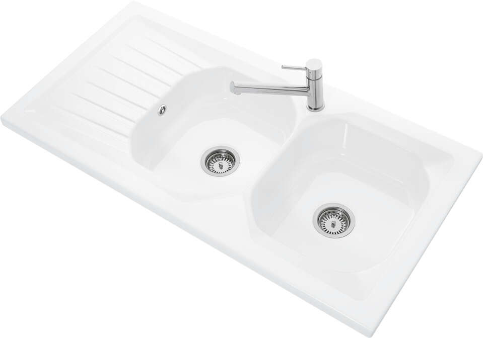 Image du produit EVIER A POSER WINDSOR+ 120x60 AVEC VIDAGE MANUEL