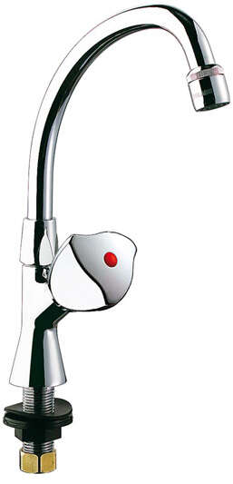 Image du produit ROBINET PILIER LAVABO BEC HAUT ORIENTABLE