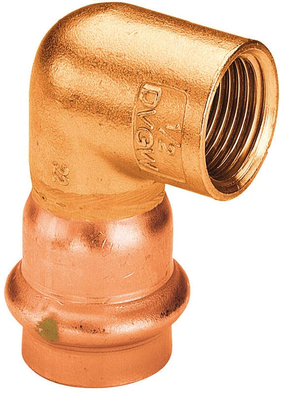 Image du produit COUDE 90&deg; FEMELLE CUIVRE &Agrave; SERTIR VIEGA
