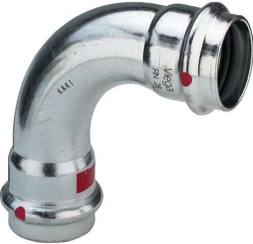 Image du produit COUDE 90&deg; FEMELLE / FEMELLE ELECTROZINGUE A SERTIR