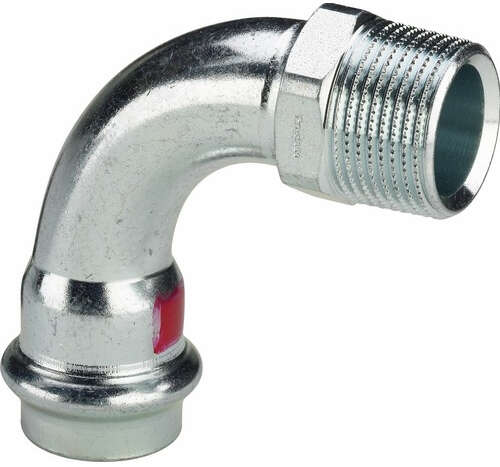 Image du produit COUDE 90&deg; MALE ELECTROZINGUE A SERTIR