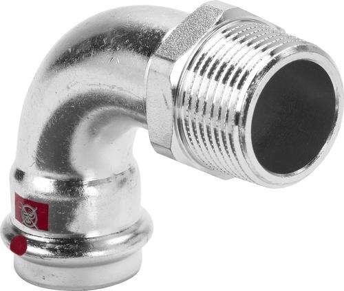 Image du produit COUDE 90&deg; MALE ELECTROZINGUE A SERTIR