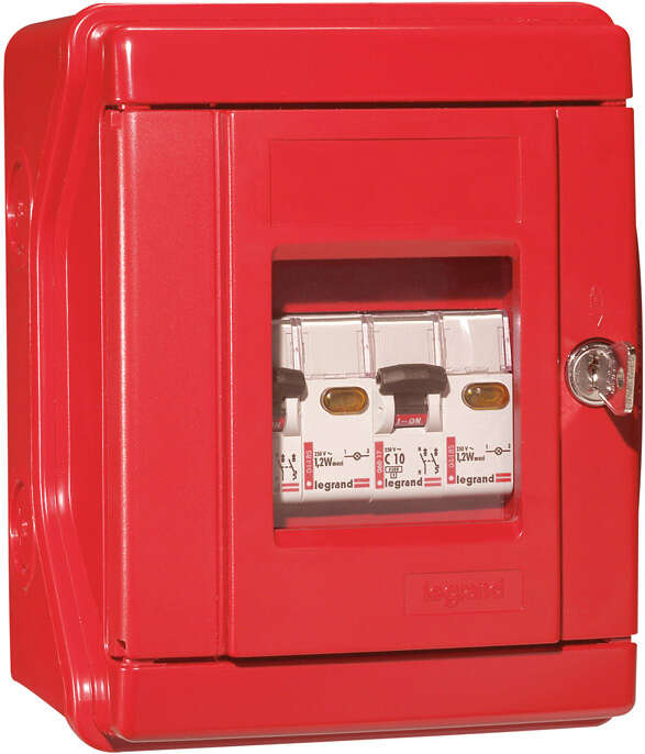 Image du produit COFFRET COUPURE CHAUFFERIE P+N 16/10A MONO