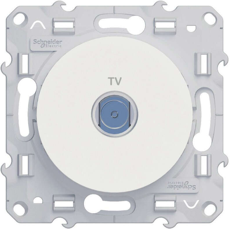 Image du produit PRISE TV  SIMPLE BLANC  ODACE
