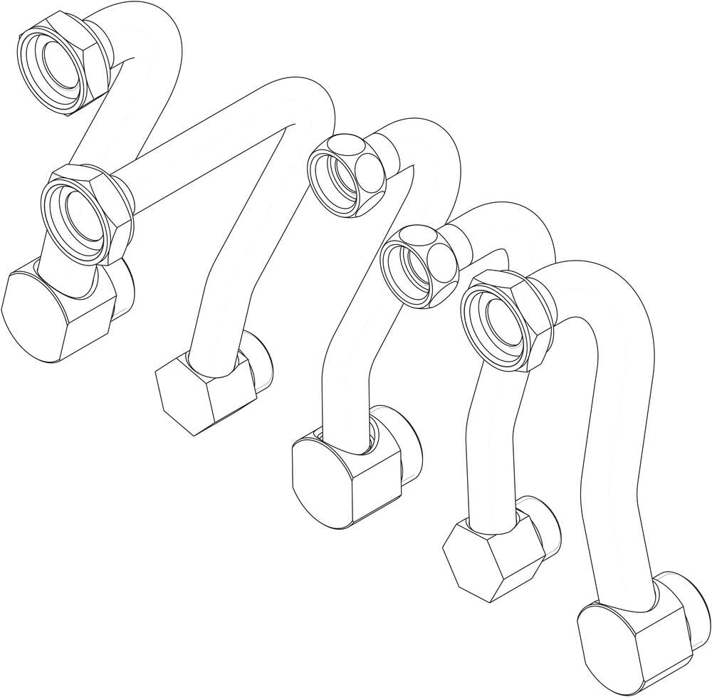 Image du produit TUBULURES POUR KIT REMPLACEMENT ECOTEC+ -- ELM ACLEIS/MEGALI