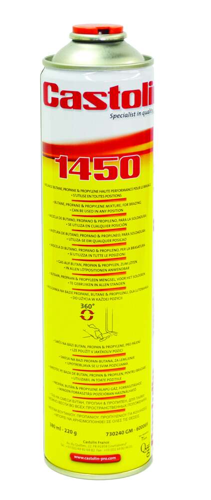 Image du produit CARTOUCHE GAZ 380ml 1450GM