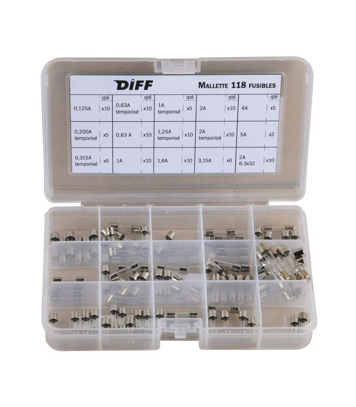 Image du produit MALLETTE 118 FUSIBLES
