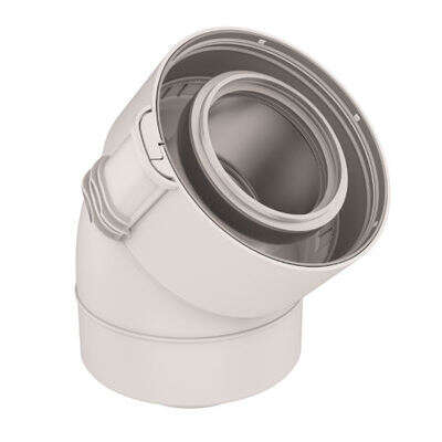 Image du produit 1 COUDE 45&deg;BLANC 80/125 CONDENS