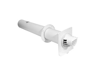 Image du produit TERMINAL HORIZ. D.80/125 BLANC