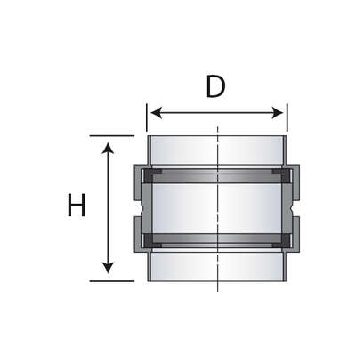 Image du produit RACCORD FLEX/FLEX &Oslash;  80/90    --  RFF  80 PPA