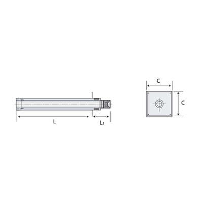 Image du produit TERMINAL HORIZONTAL STH 80 PGI NOIR