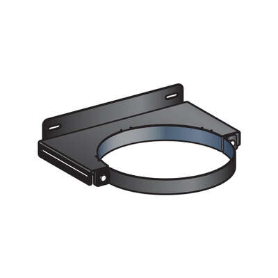 Image du produit COLLIER MURAL INOX   0:150 TZ  NOIR MAT 9019