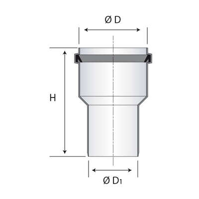 Image du produit REDUCTION &Oslash; 110F - 80M R 110/ 80 PPA