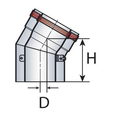 Image du produit ELEMENT COUDE 30&deg; 60/100 E.P EC 30&deg; 60 E.P