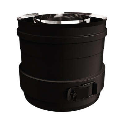 Image du produit ELEMENT DROIT L100 80-130 PGI NOIR RAL 9030