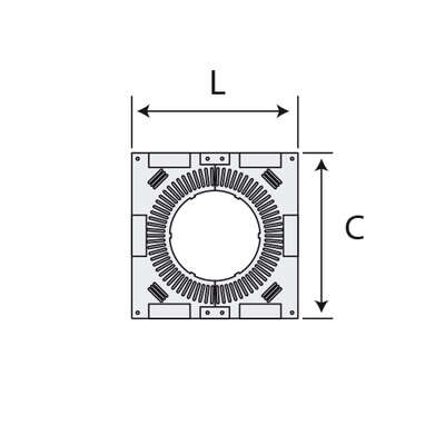 Image du produit PLAQUE DISTANCE SECURITE                          