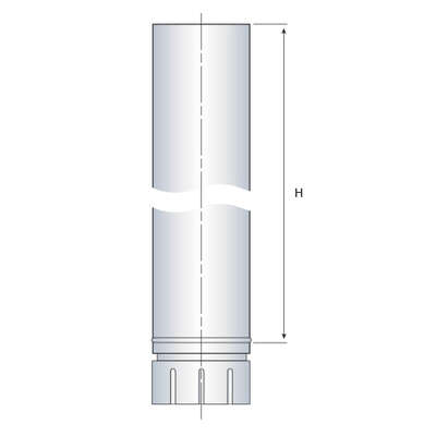 Image du produit ELEMENT DROIT EMAILLE GRANULES