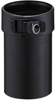Image du produit Adaptateur universel po&ecirc;le granul&eacute;s 80 PGI Noir mat