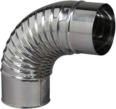 Image du produit COUDE 90&deg; PLISSE INOX SOI
