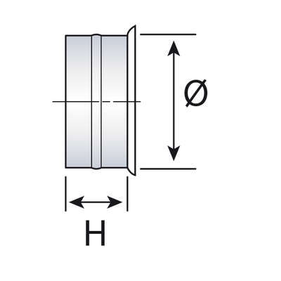 Image du produit MANCHETTE A SCELLER INOX SOI
