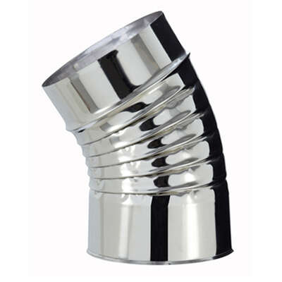 Image du produit COUDE 30&deg; PLISSE INOX SOI