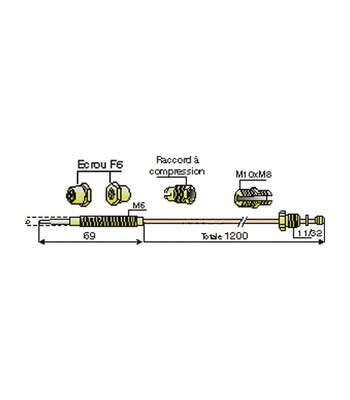 Image du produit THERMOCOUPLE UNIVERSEL 4 RAC.