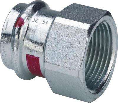 Image du produit RACCORD FEMELLE ECROU LIBRE ELECTROZINGUE A SERTIR
