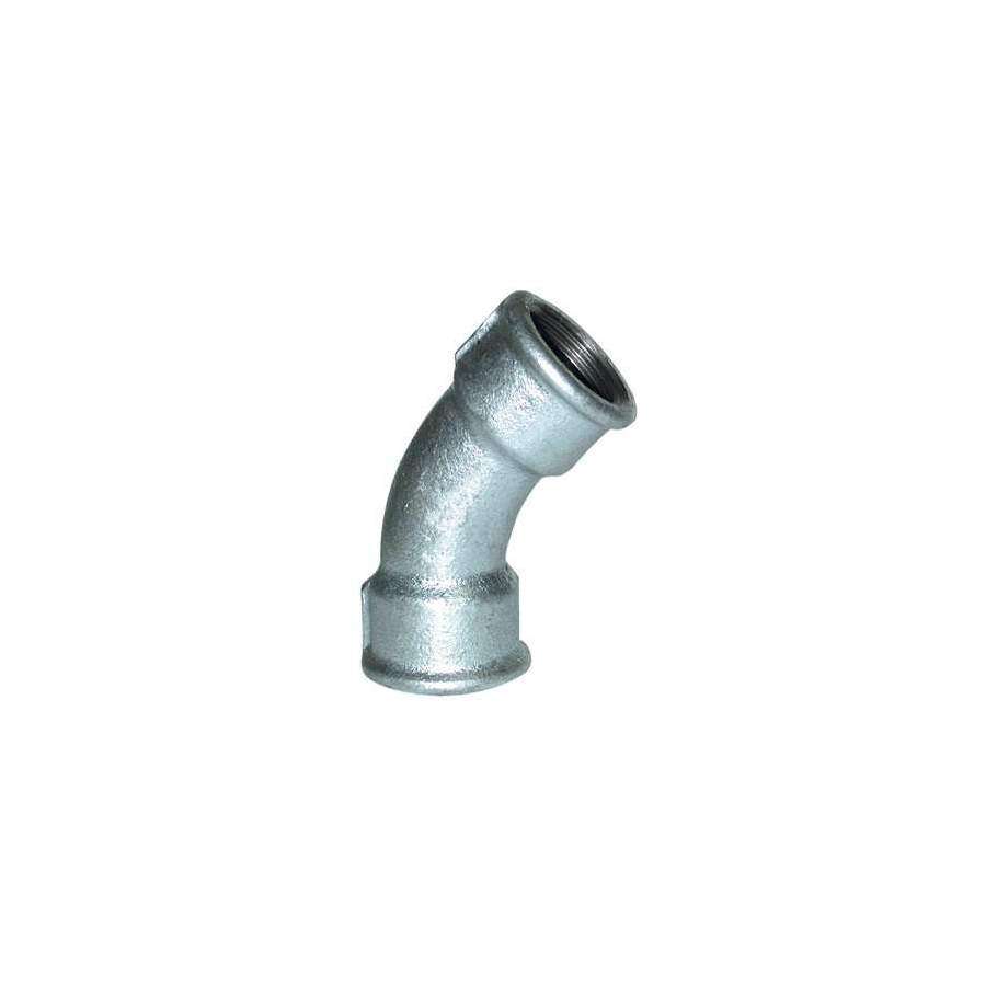 Image du produit COUDE 45&deg; F/F 1"1/2 GALVA