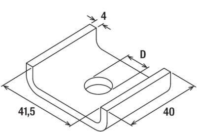 Image du produit GRIFFE DE MAINTIEN HK 41/8,5 ZI