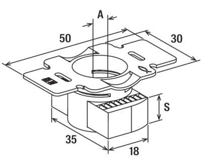 Image du produit PLATINE ECROU M10 FCN CLIX P