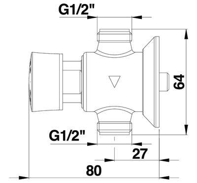 Image du produit ROBINET URINOIR PRESTO 12 SANS ECROU