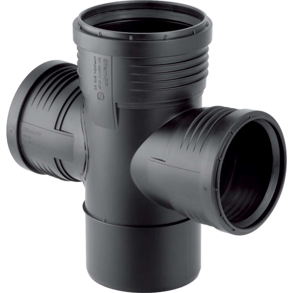 Image du produit EMBR. COMBINE DEPART COUDE D.110/50 Silent PP