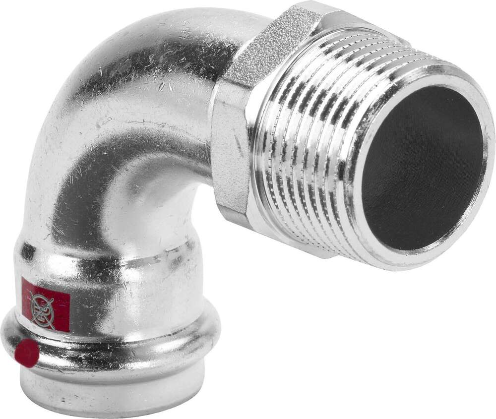 Image du produit COUDE 90&deg; MALE ELECTROZINGUE A SERTIR