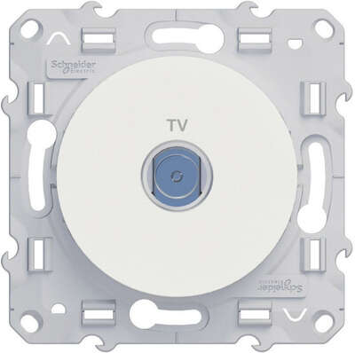 Image du produit PRISE TV  SIMPLE BLANC  ODACE