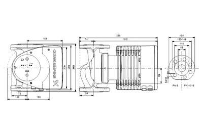 Image du produit MAGNA1 65-60 BRIDE 340 MM PN6/10