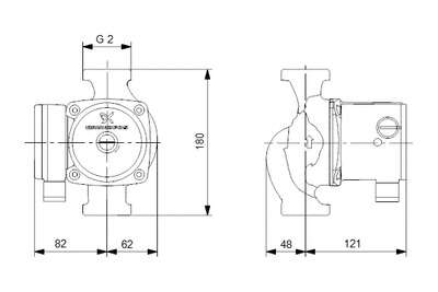 Image du produit CIRCULATEUR UPS 32-80 N MONO REF.95906448