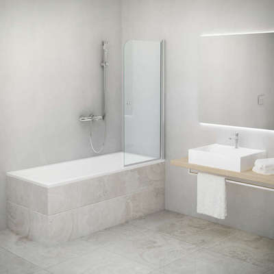 Image du produit PARE BAIN EQUI VERRE CLAIR CLEAN ARGENT POLI