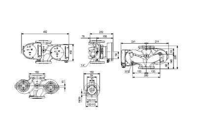 Image du produit MAGNA1 D 40-60 BRIDE 220 MM PN6/10