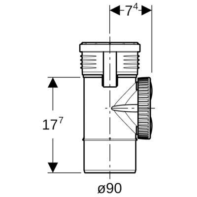 Image du produit TEDE VISITE 90&deg; SILENT PP