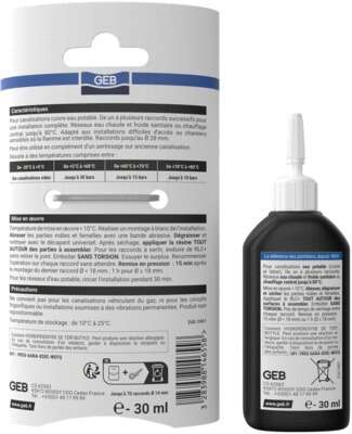 Image du produit RESINE RACCORDEMENT Cu/LAITON RLC + 30ml