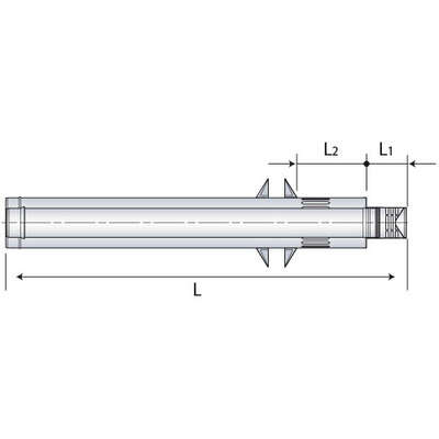Image du produit TERMINAL HORIZONTAL  80-125E.I INOX DUALIS E.I