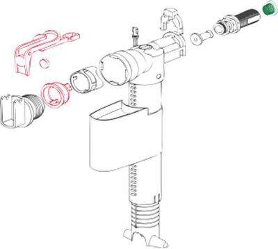 Image du produit ROBINET FLOTTEUR WC HAUTE RESISTANCE