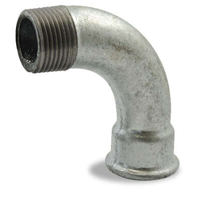 Image du produit COUDE 90&deg; M&Acirc;LE/FEMELLE GRAND RAYON GALVA