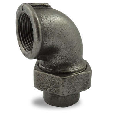 Image du produit COUDE UNION FEMELLE / FEMELLE ACIER NOIR