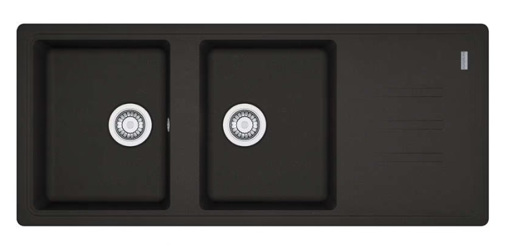 Image du produit EVIER MALTA 1160x500 2 CUVES ONYX