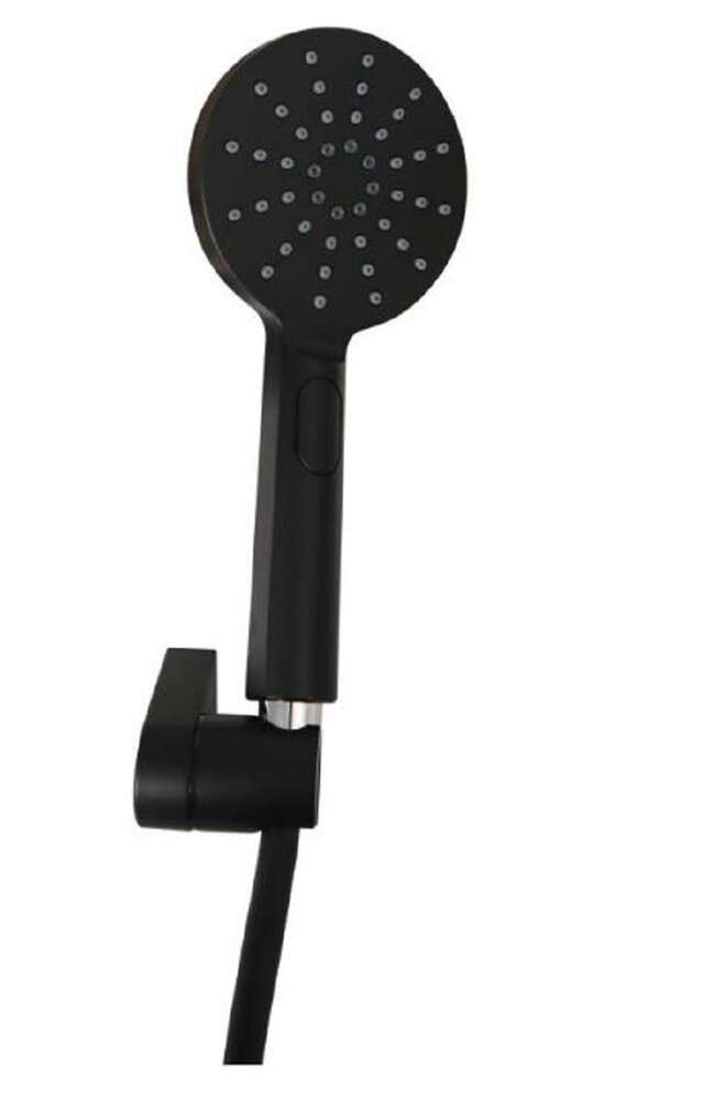 Image du produit SET DOUCHETTE 3J + FLEXIBLE DOMAO 300 NOIR MAT